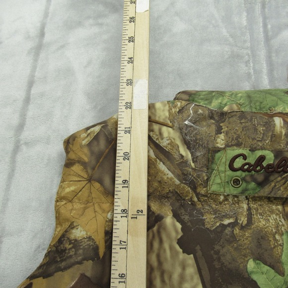 Cabelas Down Vest Kids Medium Puffer Youth Hunting Outdoor Insulated Warm Thick - Picture 7 of 10